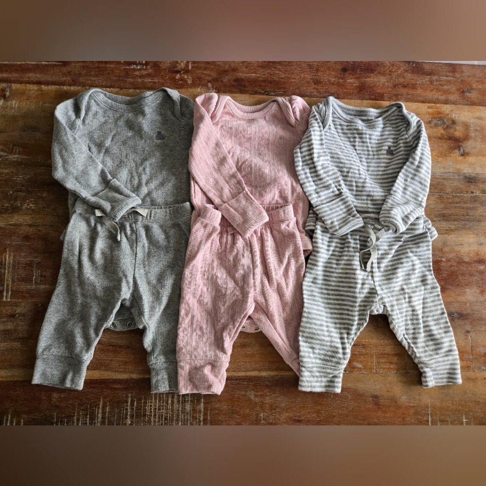 Baby GAP Matching Bodysuits (Set of 3)